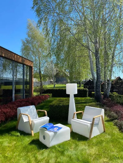 Tarida Illuminated Lounge Chair with Arms Las Olas Luxury Living