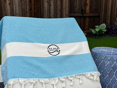 Las Olas Turkish Cotton Beach Towel Las Olas Luxury Living