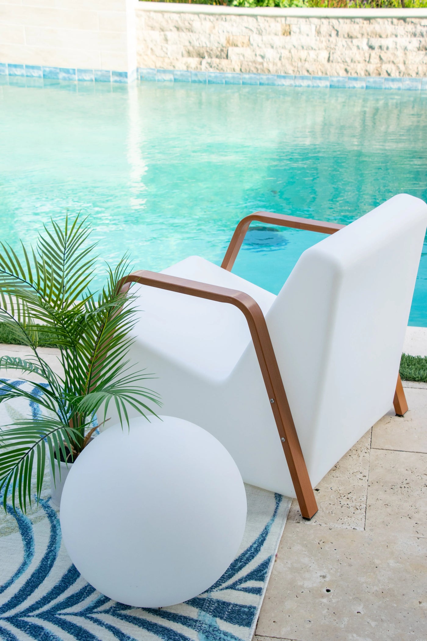 Tarida Illuminated Armchair Las Olas Luxury Living